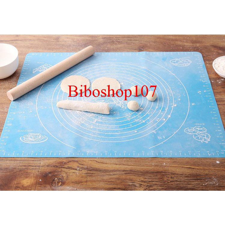 [Nhận hàng sau 1h với nowship/grap] Tấm lót nhào bột tấm nướng silicon mat 40x50cm hàng có sẵn