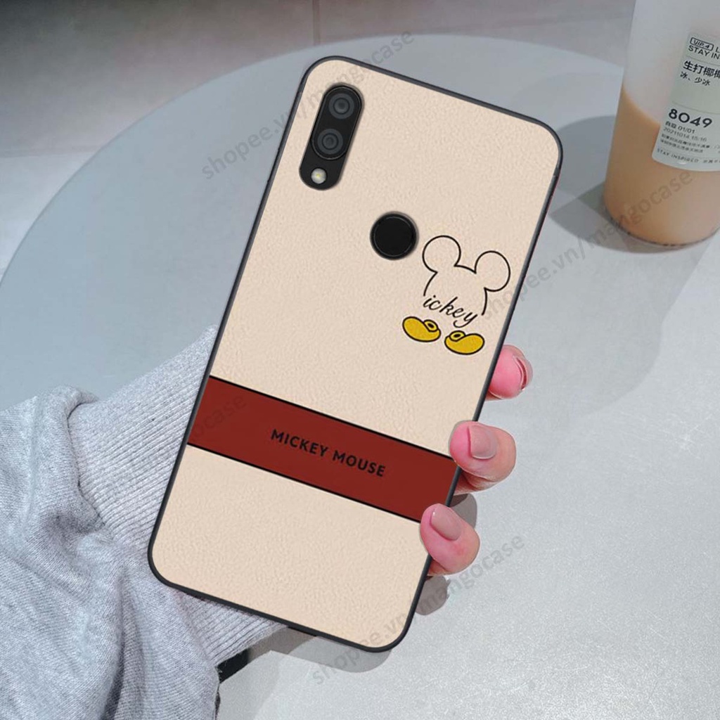 Ốp lưng Xiaomi Redmi 7 in hình happy nice, bé gấu đáng yêu