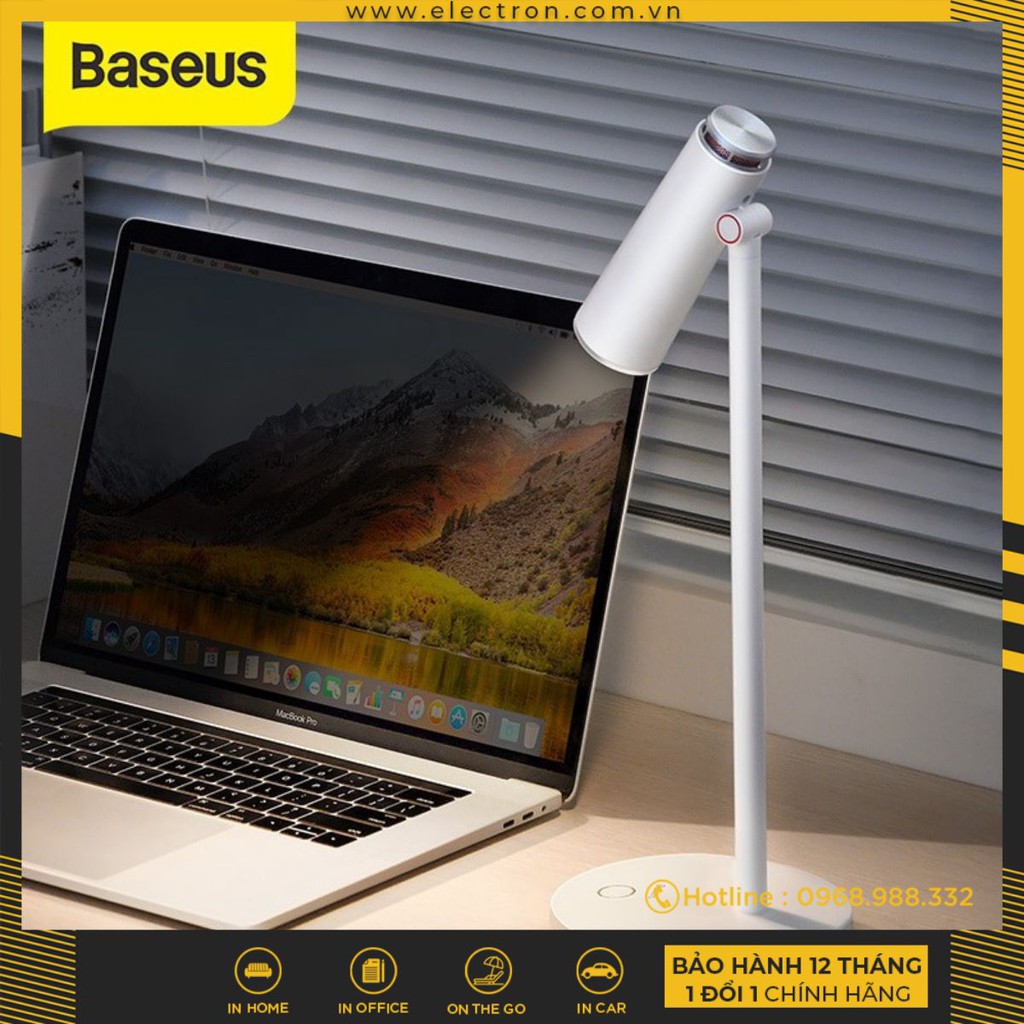 Đèn đọc sách để bàn chống mõi mắt, chống cận Baseus i-work Series Charging Office Reading Desk Lamp