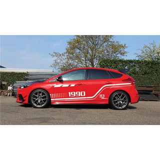 Tem xe tem dán sườn xe Ford Focus - hàng thiết kế theo yêu cầu