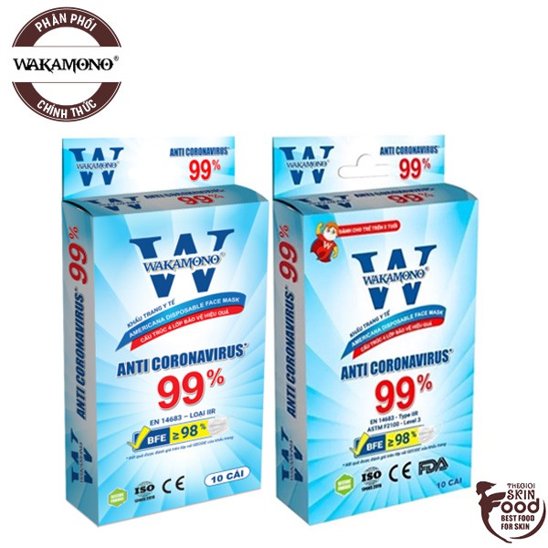 [Hộp 10 Cái] Khẩu Trang Y Tế Wakamono | BigBuy360 - bigbuy360.vn
