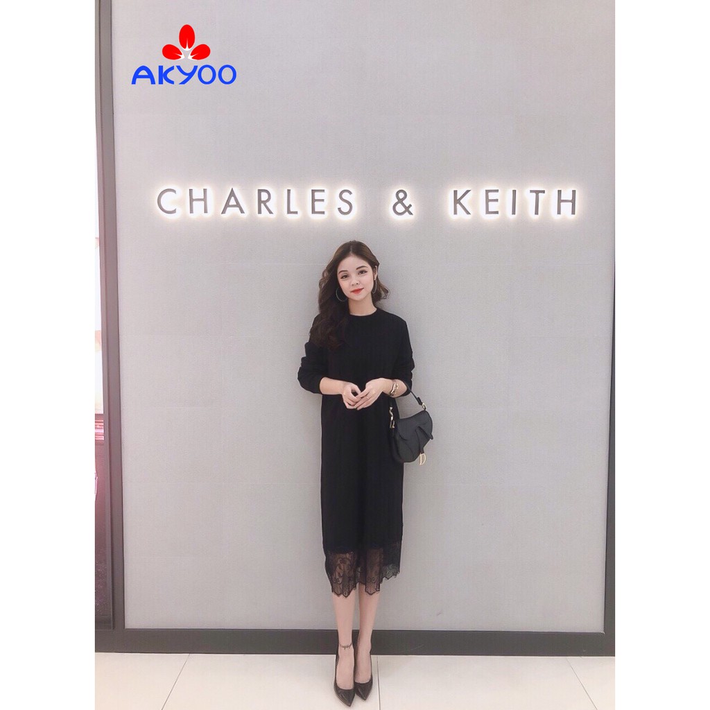 [ Free Ship] Váy phối chân ren bigsize  3 màu (đen ,đỏ nâu) | BigBuy360 - bigbuy360.vn