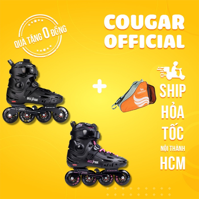 Giày Patin Cougar-Flying Eagle F5 Eclipse Dành Cho Người Lớn,Có Đế Giày Chống Sốc,Frame Hợp Kim Nhôm Chắc Chắn