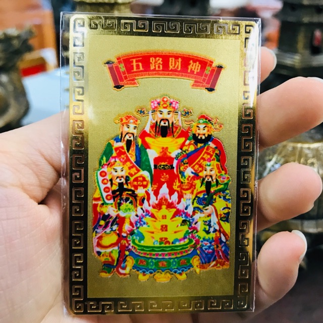Kim Bài Ngũ Lộ Thần Tài Chiêu Tài Tấn Bảo