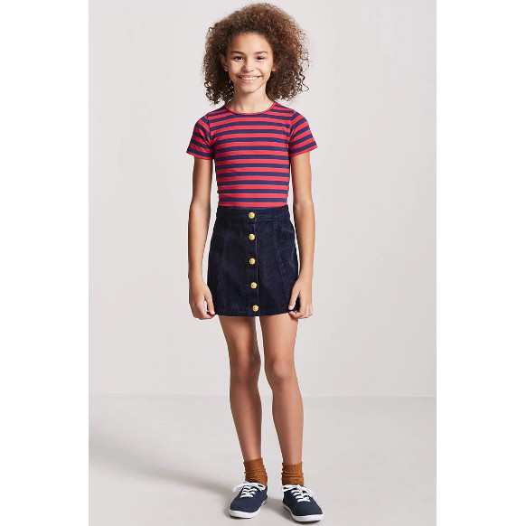 Bodysuit F21 sọc ngắn tay | BigBuy360 - bigbuy360.vn