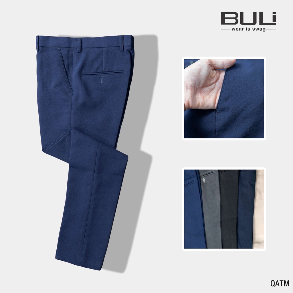 Quần âu nam, quần tây âu cao cấp co dãn, chống nhăn, chống bai xù QATM