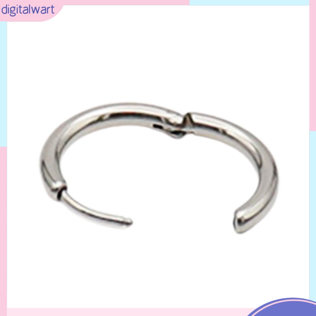 Đôi Khuyên Tai Tròn Phi Giới Tính Thiết Kế Đơn Giản