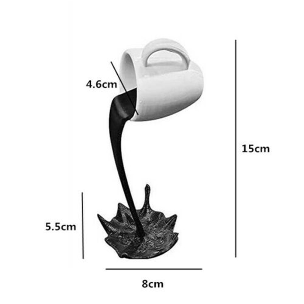 Cốc Uống Cà Phê Tạo Hình Nghệ Thuật 3D Nổi Trên Mặt Nước Trang Trí Nội Thất
