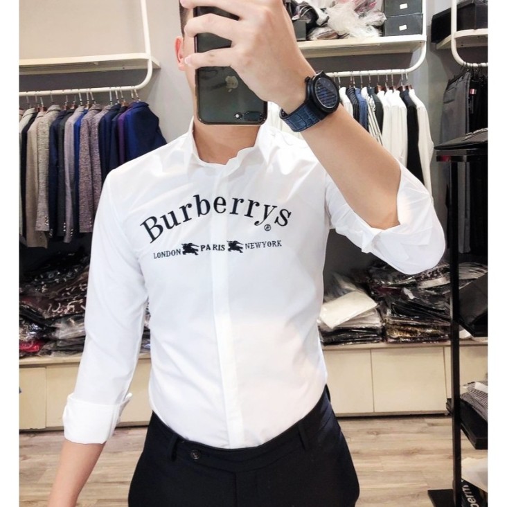 Áo sơ mi nam in thêu họa tiết đẹp hàng hot