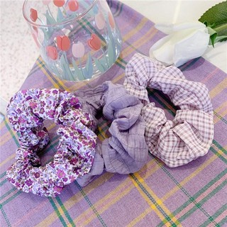 🌸Chun cột tóc Scrunchies patel mầu sắc