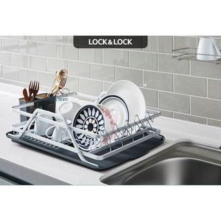 Giá úp bát đĩa úp cốc 1 tầng bằng thép không gỉ lock&lock LDR205