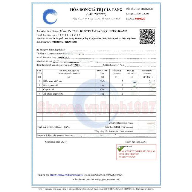 Xịt  mũi  họng cho bé Organic 100