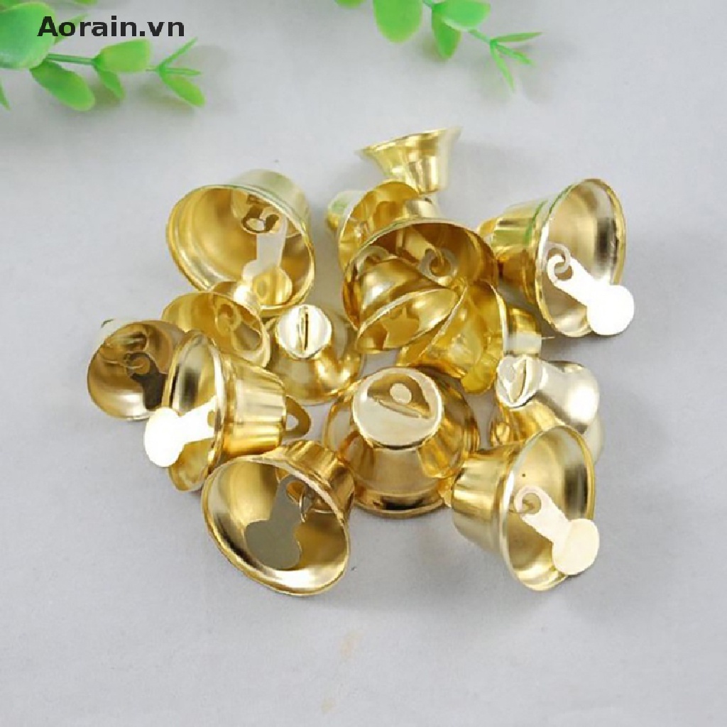 Chuông Giáng Sinh mini Mạ Vàng 10-50mm