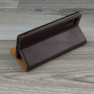 Bao Da Ionecase Samsung Galaxy Note 10 Da Bò Màu đất