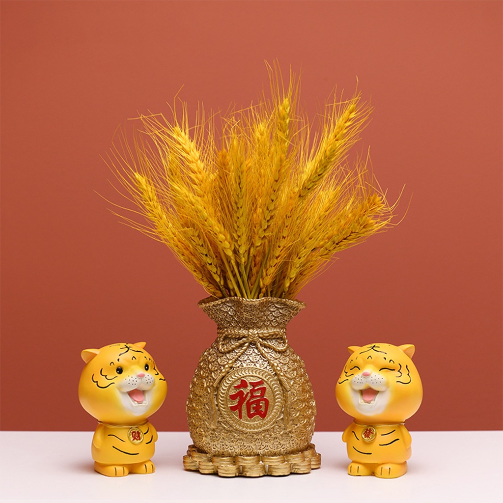 Chậu hoa resin hình túi tiền phong thủy dùng làm quà tặng