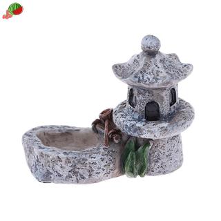 Mô hình tòa tháp mini trang trí sân vườn
