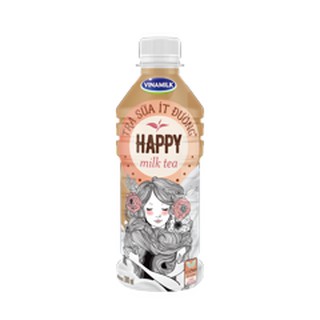 TRÀ SỮA ÍT ĐƯỜNG VINAMILK HAPPY - CHAI 300ML