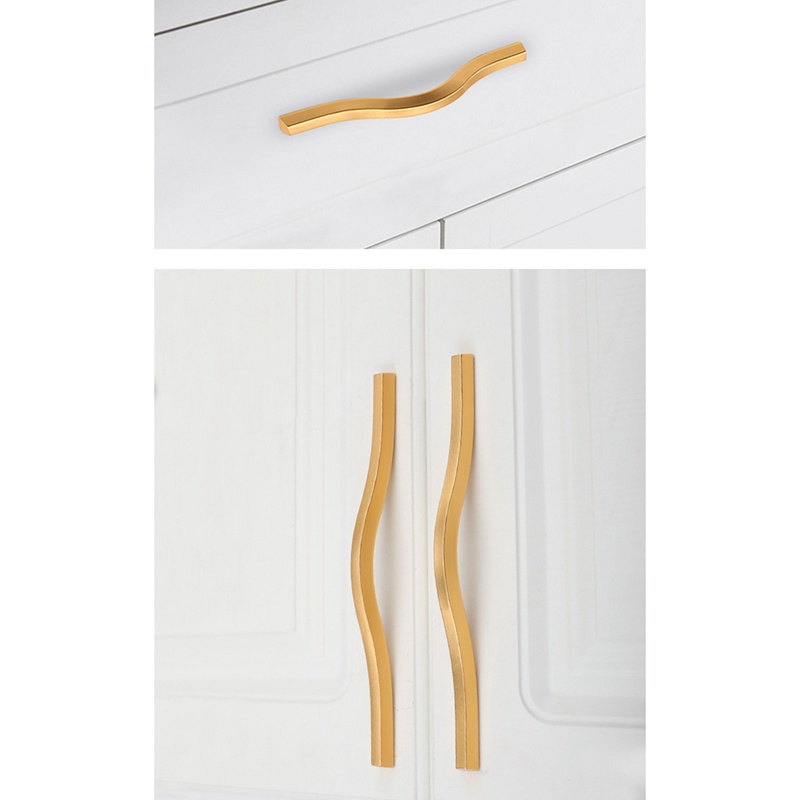 Set 6 Tay Nắm Ngăn Kéo Tủ Bằng Nhôm Kích Thước 128mm