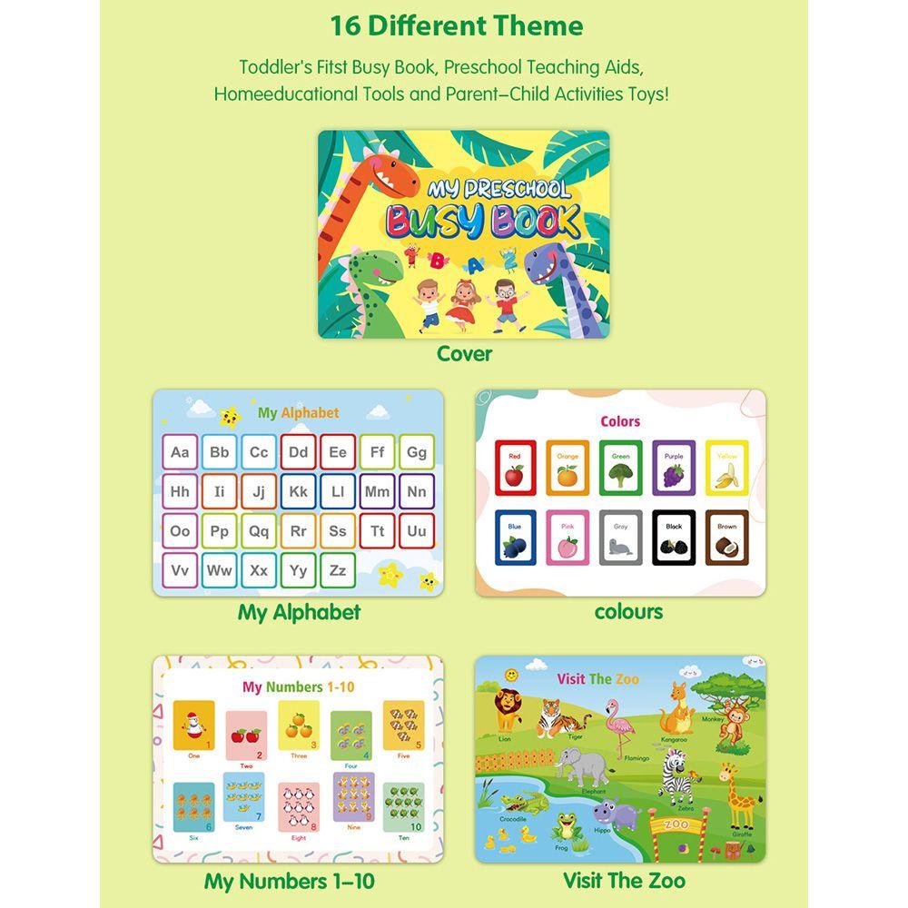 LUOL Sách Đồ Chơi Dạy Học Cho Bé Mẫu Giáo