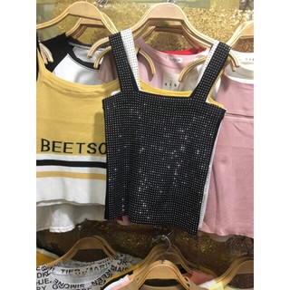 Áo len mông 2s ( 2 dây ) bản to đính đá