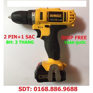 MÁY KHOAN PIN, MÁY BẮT VÍT DEWALT 18V