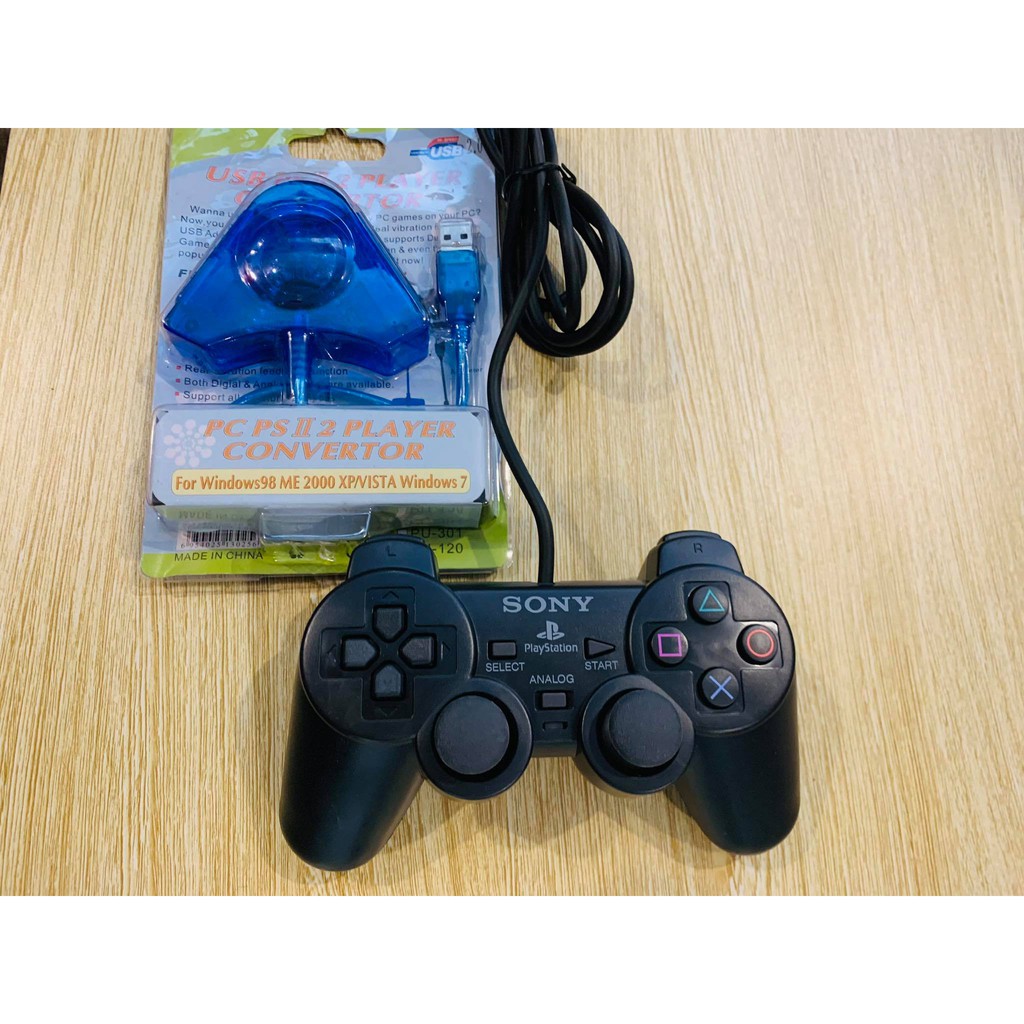 [GIÁ RẺ NHẤT VỊNH BẮC BỘ] TAY CẦM PS2, CỔNG CHUYỂN PC PS2 HÀNG XỊN CHUẨN ĐÉT