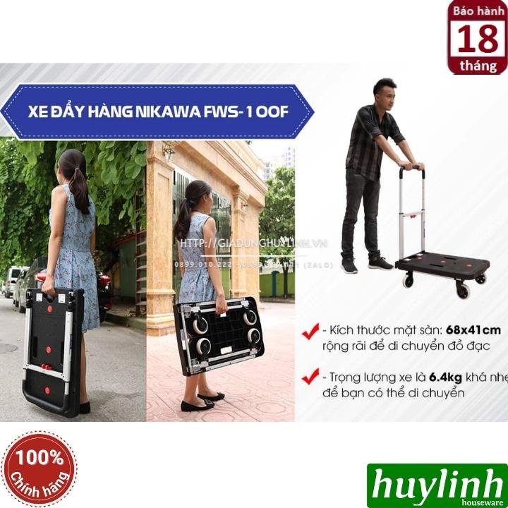 Xe đẩy hàng gấp gọn Nikawa FWS-100F - Tải trọng 137kg