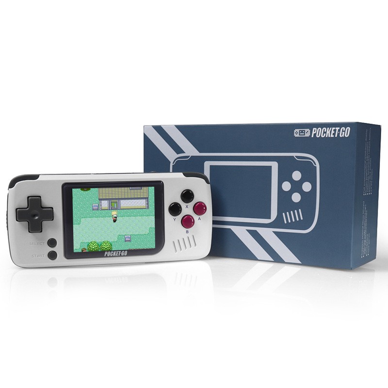 Máy chơi game cầm tay Pocket Go - Giả lập 12 hệ game Retro chơi mượt cả game ps1 màn 2.4 inch