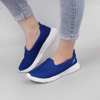 Chuyên Đi Bộ - Giày Sneakers/ Thể Thao Nữ Sketcher Siêu Nhẹ - Việt Nam Xuất Khẩu AM489 Xanh Blue Sr7