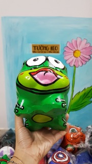 Heo đất handmade - hoàng tử ếch