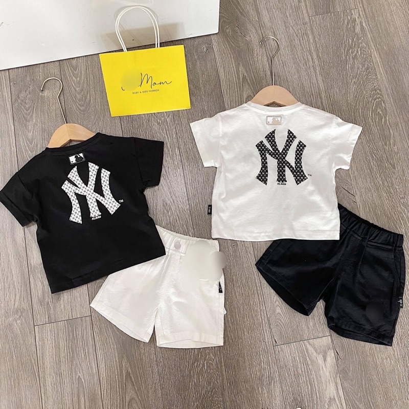 bộ áo cotton ny quần đũi cho bé