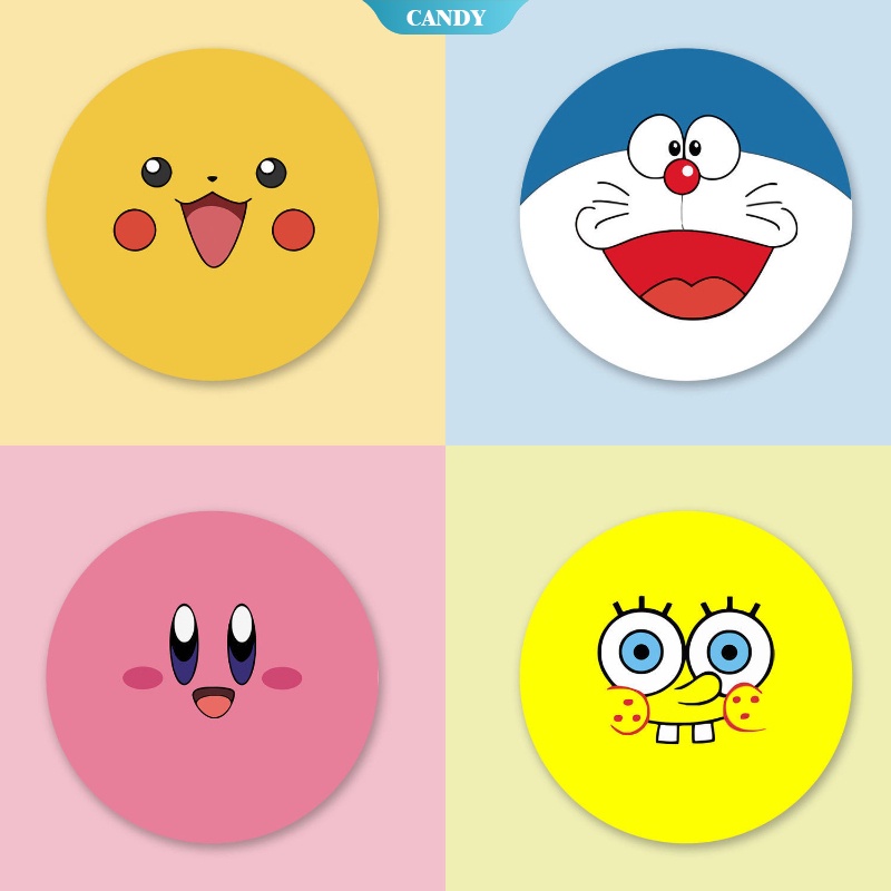 Miếng Lót Chuột Máy Tính 22CM Họa Tiết Hoạt Hình Dễ Thương