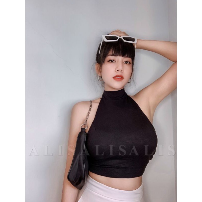 [Ảnh thật] Áo Yếm Hở Lưng Có Mút Ngực Tháo rời.Lưng Sau Buộc Dây | BigBuy360 - bigbuy360.vn