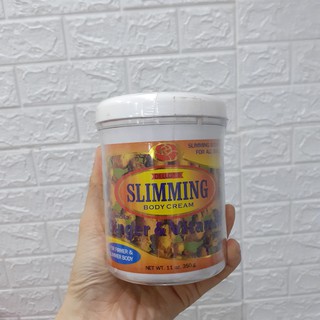 Kem tan mỡ Dello Slimming Ginger & Vitamin E Body Cream 350g