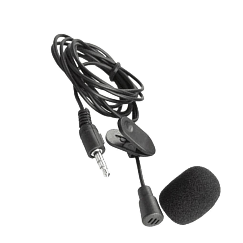 Micro Mini Kẹp Cà Vạt Áo Chuyên Nghiệp 3 5mm Hỗ Trợ Ghi Âm Cho Điện Thoại Android / PC