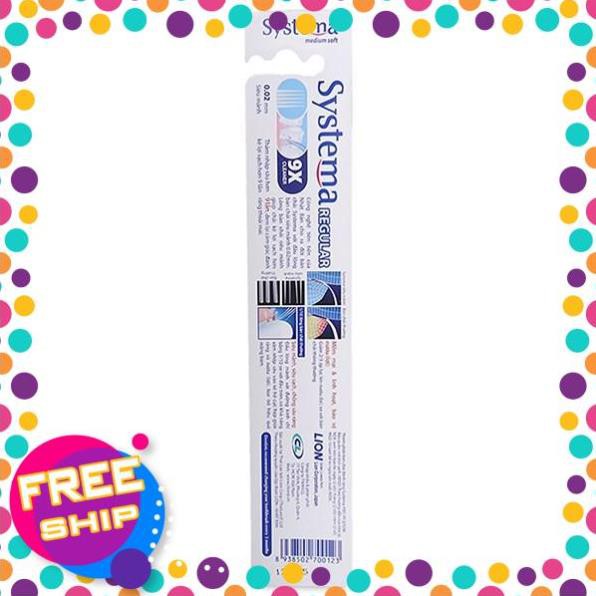 BÀN CHẢI ĐÁNH RĂNG SYSTEMA REGULAR [pakuda]
