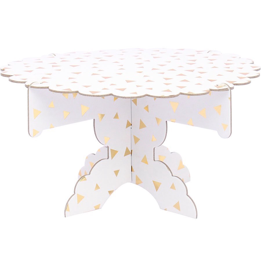 Tháp bánh 1 tầng ánh kim trang trí sinh nhật, party Fubao Store