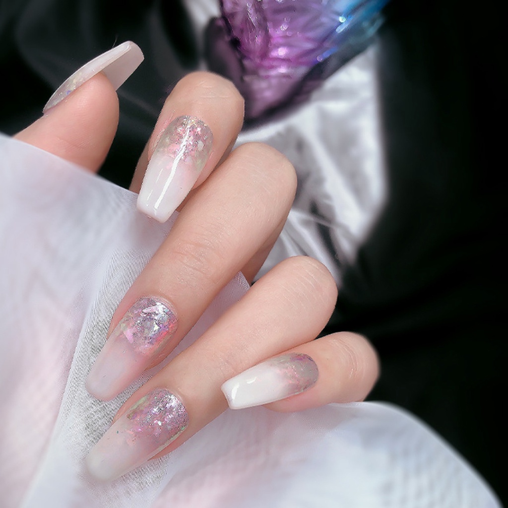 1 Hộp Hạt Kim Sa Lấp Lánh Nhiều Hình Dạng Trang Trí Móng Tay Nghệ Thuật