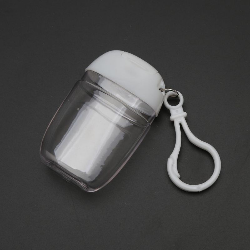 Set 5 Chai Nhựa Rỗng Chống Rò Rỉ Kèm Móc Khóa Dùng Để Đựng Nước Rửa Tay