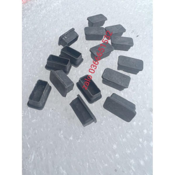 10 CÁI - NẮP CHỤP SẮT HỘP 13x 26 - NÚT BỊT NHỰA SẮT HỘP - BỊT NHỰA ĐẦU SẮT HỘP