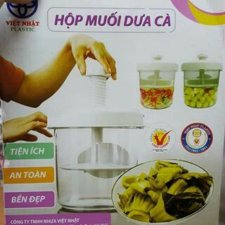 Hộp muối dưa cà  Việt Nhật tiện ích