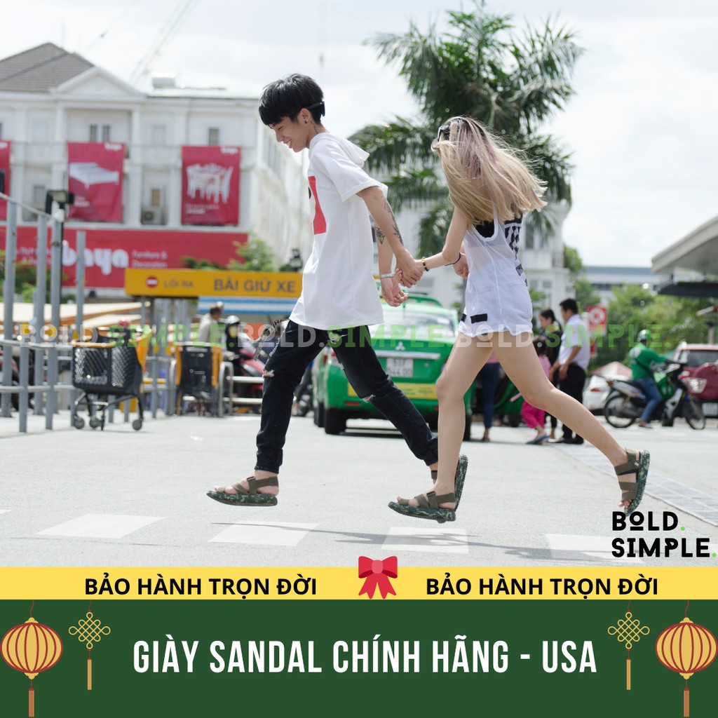 Giày Sandal Nam Nữ Cho Học Sinh Cấp 2 3 Chống Trơn Trượt Hôi Chân Cao Gót Siêu Nhẹ Đi Du Lịch Hãng Chính Hãng Mỹ [YZ01]