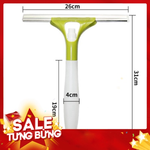 Cọ lau kính kèm bình xịt thông minh 2in1 tiện lợi AM