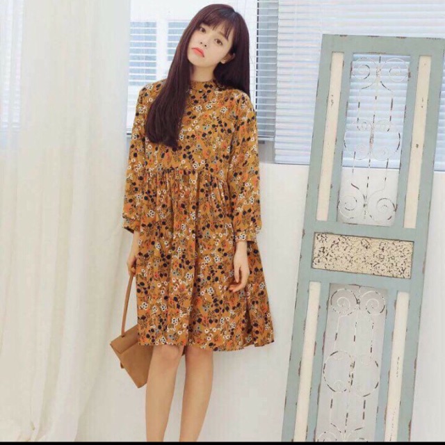 Đầm hoa baby doll