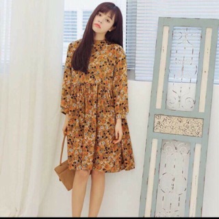 Đầm hoa baby doll