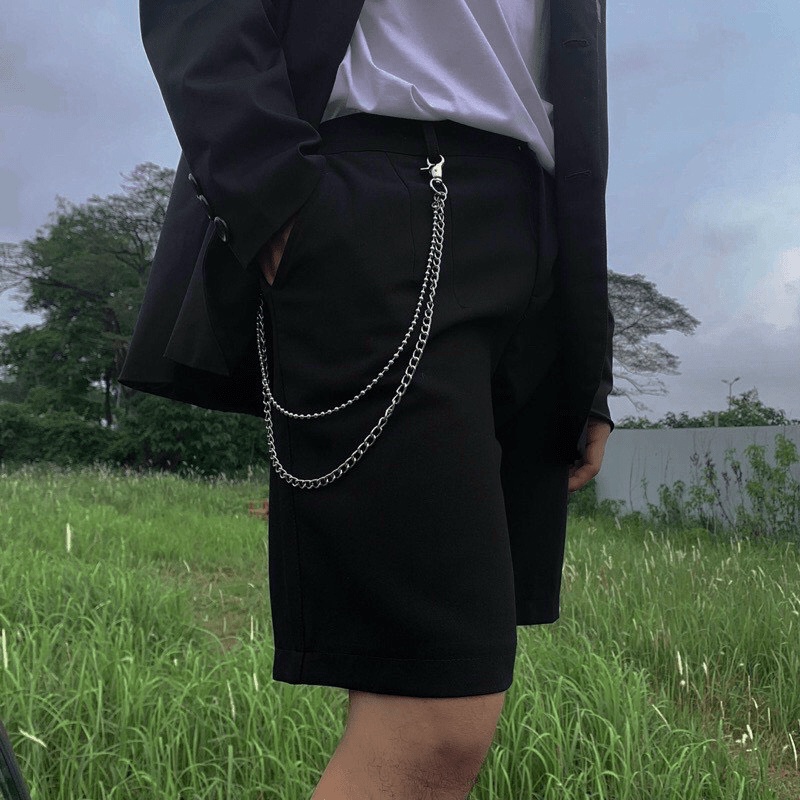 free ship QUẦN SORT ÂU NAM LỊCH LÃM CÁ TÍNH MẶC ĐƯỢC NHIỀU DỊP SIÊU HOT 2 MÀU TRẮNG ĐEN