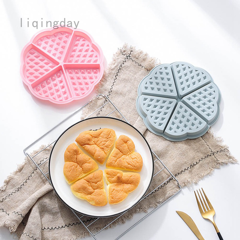 Khuôn Silicon Làm Bánh Waffle