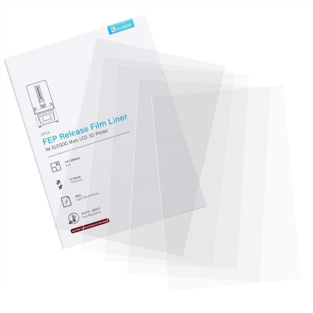 5 Tấm FEP thay Thế Elegoo Mars 2 Pro 2K