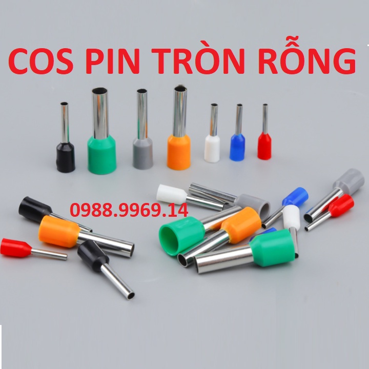 Cos pin tròn rỗng túi 25-50-100c