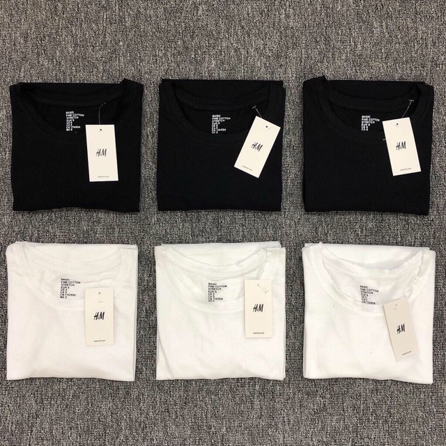 Siêu phẩm áo thun basic trắng đen ❤️